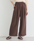 【アースミュージックアンドエコロジー/earth music&ecology】のリラックスタックパンツ Brown|ID: prp329100004677404 ipo3291000000033793514