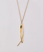 【フィービィー/phoebe】の【金属アレルギー対応】ツインカーブYラインネックレス ゴールド/全長 67～70cm/ニッケルフリー ゴールド|ID: prp329100004677448 ipo3291000000033793728