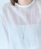 【フィービィー/phoebe】の【金属アレルギー対応】ツインカーブYラインネックレス シルバー/全長 67～70cm/ニッケルフリー シルバー|ID: prp329100004677449 ipo3291000000033793730