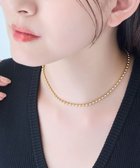 【フィービィー/phoebe】の【金属アレルギー対応】ドットラインチョーカー ゴールド/ニッケルフリー/41.5cm ゴールド|ID: prp329100004677452 ipo3291000000033793737