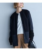 【アイシービー/iCB】の【リバーシブル着用可能】 リバーシブルキルト ミドル丈コート ネイビー系|ID: prp329100004677507 ipo3291000000035602614