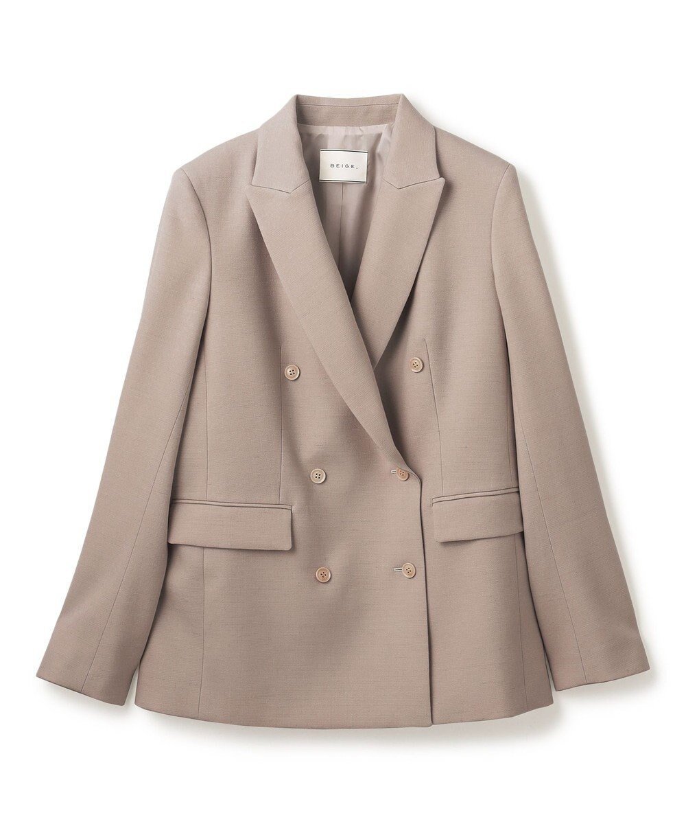 【ベイジ,/BEIGE,】のBUNNELL / ウールダブルブレストジャケット 人気、トレンドファッション・服の通販 founy(ファニー) 　ファッション　Fashion　レディースファッション　Fashion for Women　アウター　Coat / Outerwear Collection　レディースジャケット・軽アウター　Jackets　ジャケット　Jacket, Outerwear　セットアップ　Set-Up, Coordinated Outfit　デニム　Denim, Jeans Material　トレンド　Trend, Trending Now　フォーマル　Formal, Dressy　リラックス　Relax, Relaxed Fit　冬　Winter / This Winter　 other-1|ID: prp329100004677511 ipo3291000000033794030