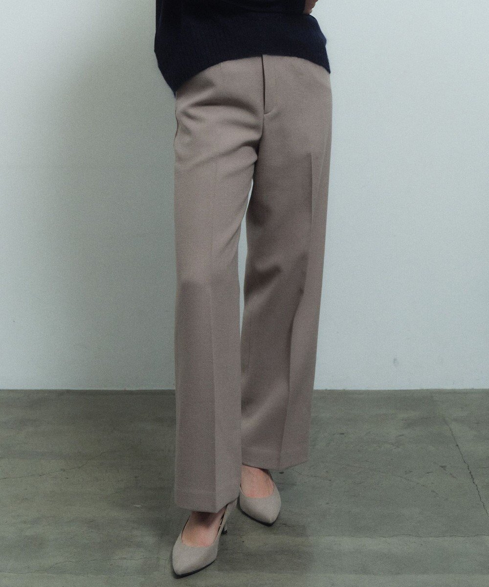 【ベイジ,/BEIGE,】のBUNNELL / ウールタブボタンストレートパンツ インテリア・キッズ・メンズ・レディースファッション・服の通販 founy(ファニー) 　ファッション　Fashion　レディースファッション　Fashion for Women　パンツ　Pants & Trousers　エレガント 上品　Elegant　シンプル　Simple, Minimal　ジャケット　Jacket, Outerwear　ストレート　Straight, Straight Cut　セットアップ　Set-Up, Coordinated Outfit　センター　Center, Center Line　バランス　Balance, Style Balance　ポケット　Pocket, Pocket Detail　冬　Winter / This Winter　A/W・秋冬　Autumn/Winter　L.Taupe|ID: prp329100004677514 ipo3291000000034707400