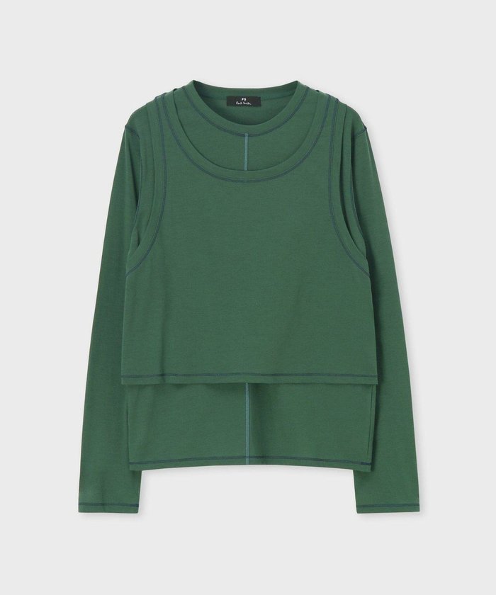 【ポール スミス/Paul Smith】のレイヤード シアー カットソー インテリア・キッズ・メンズ・レディースファッション・服の通販 founy(ファニー) https://founy.com/ ファッション Fashion レディースファッション Fashion for Women トップス・カットソー Cut & Sew Tops シャツ・ブラウス・オフィスカジュアル Elegant Blouses & Button-Ups ロングTシャツ・Tシャツ Longline T-Shirts & Tees カットソー・ベーシックTシャツ Cut-and-Sewn Tops / Stretch Tees & Basics 新作・新入荷 New Arrivals / New In カットソー Cut and Sewn Top シアー Sheer, See-Through シンプル Simple, Minimal モダン Modern, Contemporary 夏 Summer S/S・春夏 SS, Spring/Summer, Warm Season A/W・秋冬 Autumn/Winter |ID: prp329100004677527 ipo3291000000033794095