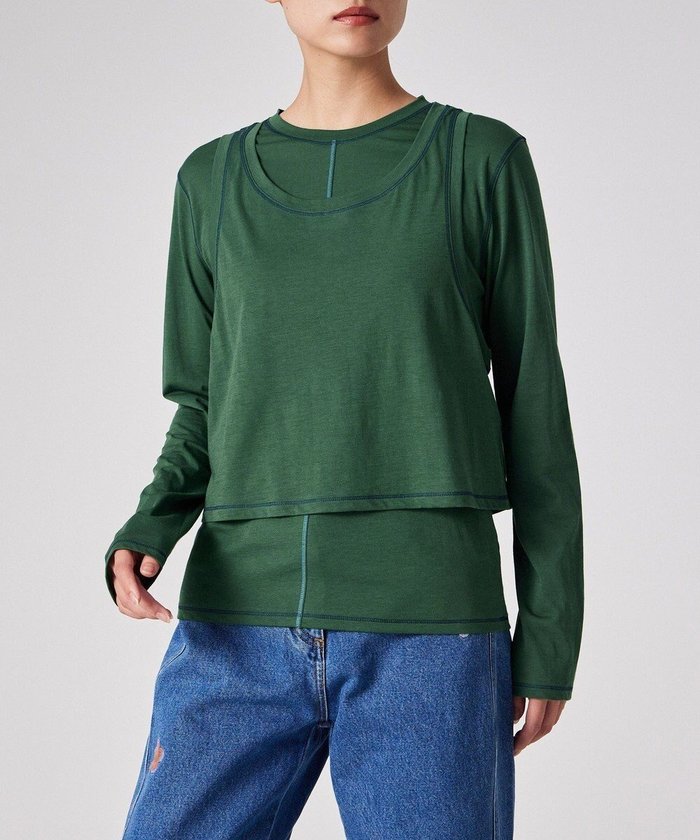 【ポール スミス/Paul Smith】のレイヤード シアー カットソー インテリア・キッズ・メンズ・レディースファッション・服の通販 founy(ファニー) https://founy.com/ ファッション Fashion レディースファッション Fashion for Women トップス・カットソー Cut & Sew Tops シャツ・ブラウス・オフィスカジュアル Elegant Blouses & Button-Ups ロングTシャツ・Tシャツ Longline T-Shirts & Tees カットソー・ベーシックTシャツ Cut-and-Sewn Tops / Stretch Tees & Basics カットソー Cut and Sewn Top シアー Sheer, See-Through シンプル Simple, Minimal モダン Modern, Contemporary 夏 Summer S/S・春夏 SS, Spring/Summer, Warm Season A/W・秋冬 Autumn/Winter |ID: prp329100004677527 ipo3291000000033919502