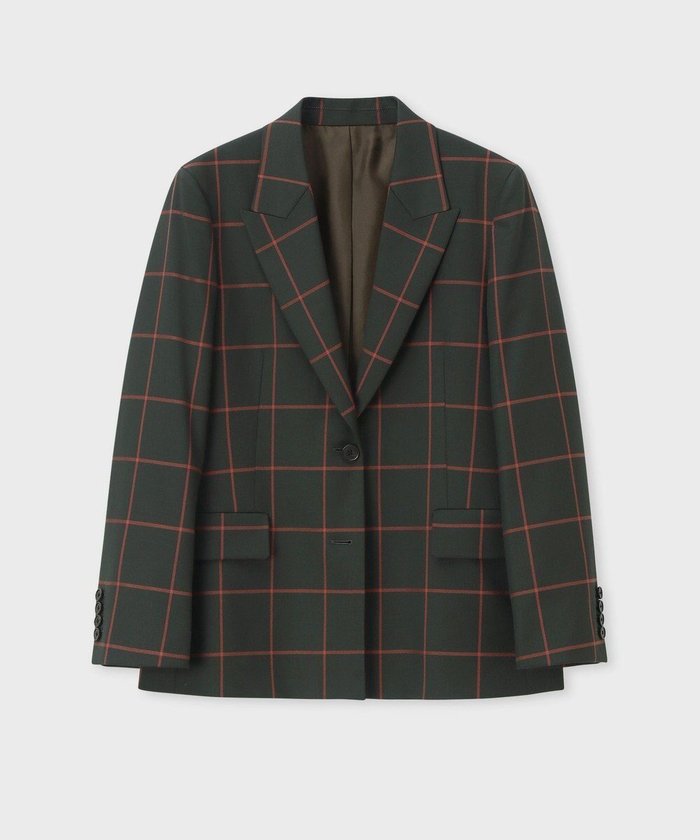 【ポール スミス/Paul Smith】のウィンドウペーン シングルジャケット インテリア・キッズ・メンズ・レディースファッション・服の通販 founy(ファニー) https://founy.com/ ファッション Fashion レディースファッション Fashion for Women アウター Coat / Outerwear Collection レディースジャケット・軽アウター Jackets テーラードジャケット / 通勤・きれいめスタイル Tailored Jackets & Blazers おすすめ Recommended / Our Picks イタリア Italy オレンジ Orange クラシカル Classical, Vintage-Inspired ジャケット Jacket, Outerwear セットアップ Set-Up, Coordinated Outfit デニム Denim, Jeans Material ボックス Boxy, Box Shape マニッシュ Mannish, Boyish エレガント 上品 Elegant 夏 Summer S/S・春夏 SS, Spring/Summer, Warm Season A/W・秋冬 Autumn/Winter |ID: prp329100004677529 ipo3291000000033794102