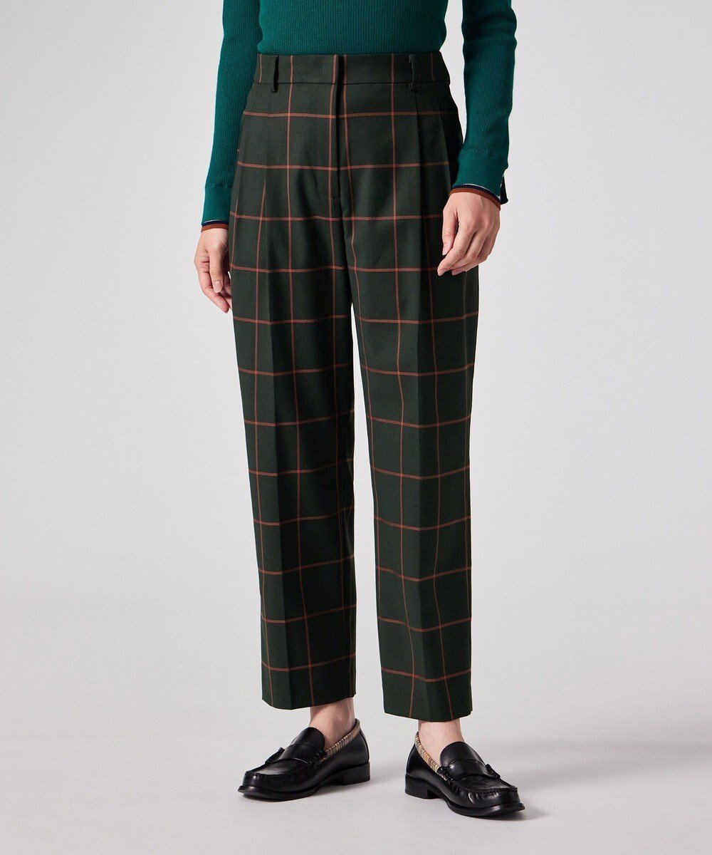 【ポール スミス/Paul Smith】のウィンドウペーン テーパードパンツ インテリア・キッズ・メンズ・レディースファッション・服の通販 founy(ファニー) ファッション Fashion レディースファッション Fashion for Women パンツ Pants & Trousers スーツ Business Suits & Workwear スーツパンツ・ドレスパンツ Suit Pants / Office Trousers / Dress Pants おすすめ Recommended / Our Picks イタリア Italy オレンジ Orange クラシカル Classical, Vintage-Inspired ジャケット Jacket, Outerwear スーツ Suit, Formalwear セットアップ Set-Up, Coordinated Outfit バランス Balance, Style Balance 夏 Summer S/S・春夏 SS, Spring/Summer, Warm Season A/W・秋冬 Autumn/Winter カーキ|ID: prp329100004677533 ipo3291000000034007843