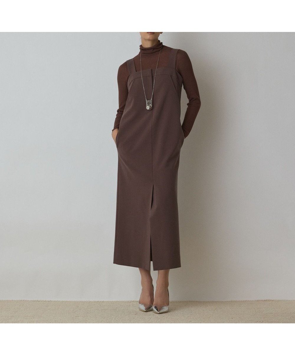 【グレース コンチネンタル/GRACE CONTINENTAL】のスーツ地ジャンパ-スカート 人気、トレンドファッション・服の通販 founy(ファニー) 　ファッション　Fashion　レディースファッション　Fashion for Women　スカート　Skirts　スーツ　Business Suits & Workwear　スーツスカート・ビジネス用スカート　Suit Skirts / Office Skirts　おすすめ　Recommended / Our Picks　カットソー　Cut and Sewn Top　ジャケット　Jacket, Outerwear　スカーフ　Scarf, Neckwear　ストレート　Straight, Straight Cut　スリット　Slit, Slit Detail　スーツ　Suit, Formalwear　セットアップ　Set-Up, Coordinated Outfit　ハイネック　High Neck, Mock Neck　フロント　Front, Front Design　エレガント 上品　Elegant　夏　Summer　秋　Autumn　A/W・秋冬　Autumn/Winter　 other-1|ID: prp329100004677566 ipo3291000000033794306