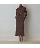 【グレース コンチネンタル/GRACE CONTINENTAL】のスーツ地ジャンパ-スカート ブラウン|ID: prp329100004677566 ipo3291000000035835256