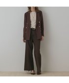 【グレース コンチネンタル/GRACE CONTINENTAL】のバックベンツダブルジャケット ブラウン|ID: prp329100004677568 ipo3291000000033794320