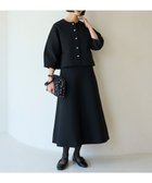 【アンフィーロ 自由区/UNFILO】のBEAUTY FORM KNIT フレアスカート ブラック|ID: prp329100004677572 ipo3291000000033794342