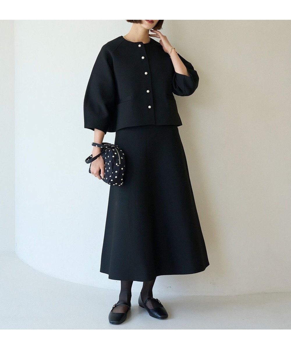 【アンフィーロ 自由区/UNFILO】のBEAUTY FORM KNIT フレアスカート インテリア・キッズ・メンズ・レディースファッション・服の通販 founy(ファニー) ファッション Fashion レディースファッション Fashion for Women スカート Skirts Aライン・フレアスカート A-Line & Flared Skirts ウォッシャブル Machine Washable カーディガン Cardigan, Knitwear 軽量 Lightweight, Ultra Light シンプル Simple, Minimal ストレッチ Stretch, Stretchy Fabric セットアップ Set-Up, Coordinated Outfit フォルム Silhouette, Form フレア Flare, Flared リラックス Relax, Relaxed Fit 楽ちん Easy Fit, Comfortable A/W・秋冬 Autumn/Winter おすすめ Recommended / Our Picks エレガント 上品 Elegant ブラック|ID: prp329100004677572 ipo3291000000033794342