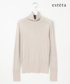 【23区/NIJYUSANKU】の【エステータ】シルクリブ タートルニット 人気、トレンドファッション・服の通販 founy(ファニー) ファッション Fashion レディースファッション Fashion for Women トップス・カットソー Cut & Sew Tops ニット Knit Tops & Sweaters シルク Silk, 100% Silk ストレッチ Stretch, Stretchy Fabric スリット Slit, Slit Detail セーター Sweater, Knitwear タートル Turtleneck, Turtle Collar タートルネック Turtleneck, High Neck ワイドリブ Wide Rib, Wide Ribbed Knit A/W・秋冬 Autumn/Winter 新作・新入荷 New Arrivals / New In エレガント 上品 Elegant thumbnail ベージュ系|ID: prp329100004677581 ipo3291000000033794390