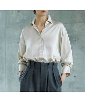 【23区/NIJYUSANKU】 【エステータ】シルクサテン シャツ人気、トレンドファッション・服の通販 founy(ファニー) ファッション Fashion レディースファッション Fashion for Women トップス・カットソー Cut & Sew Tops シャツ・ブラウス・オフィスカジュアル Elegant Blouses & Button-Ups エレガント 上品 Elegant ヴィンテージ Vintage Style サテン Satin, Glossy Fabric シルク Silk, 100% Silk シンプル Simple, Minimal ドレープ Drape, Draping Fabric マニッシュ Mannish, Boyish A/W・秋冬 Autumn/Winter 冬 Winter / This Winter 新作・新入荷 New Arrivals / New In おすすめ Recommended / Our Picks |ID:prp329100004677587