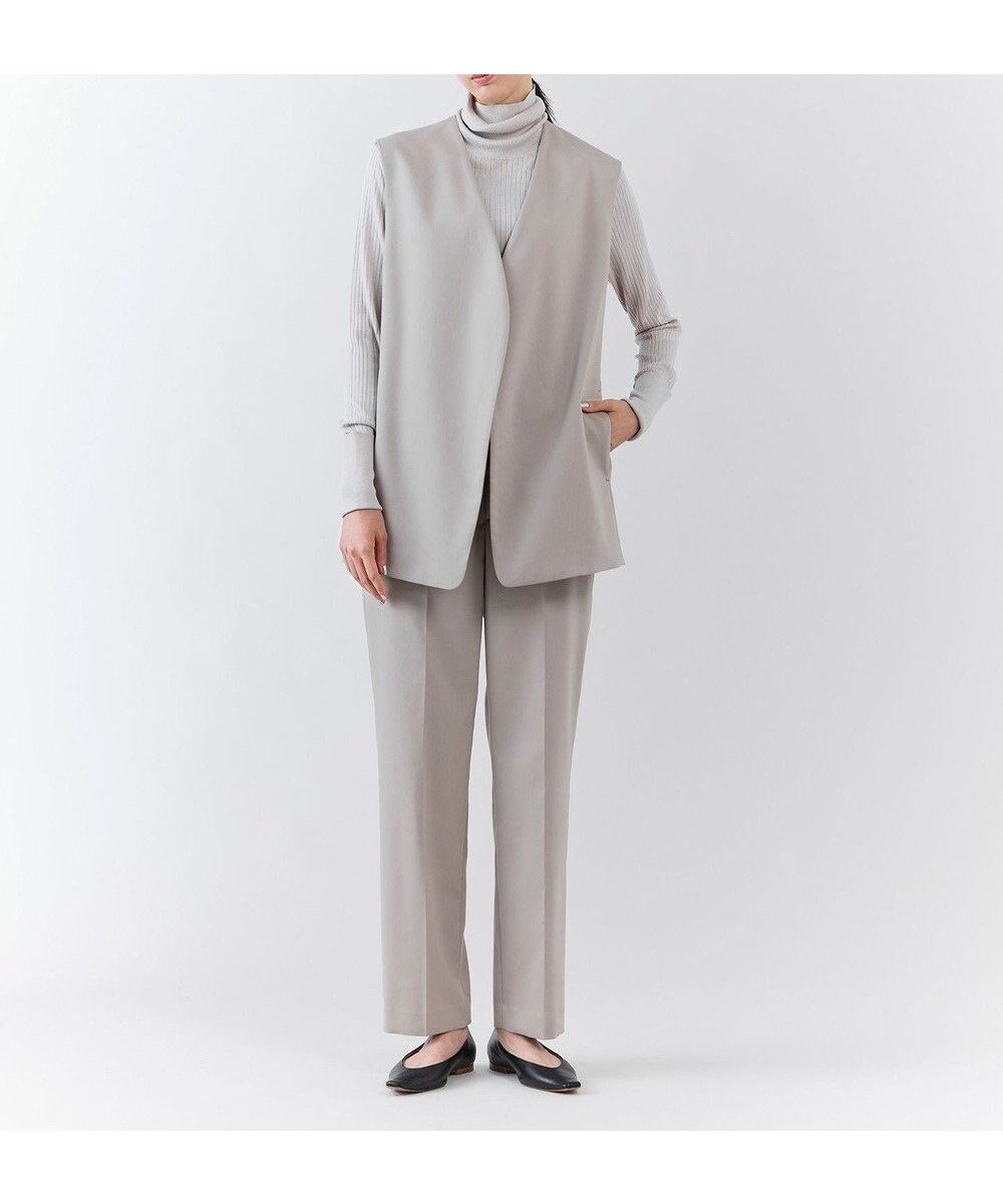 【23区/NIJYUSANKU】の【エステータ】ライトダブルクロス パンツ インテリア・キッズ・メンズ・レディースファッション・服の通販 founy(ファニー) 　ファッション　Fashion　レディースファッション　Fashion for Women　パンツ　Pants & Trousers　ジャケット　Jacket, Outerwear　セットアップ　Set-Up, Coordinated Outfit　センター　Center, Center Line　パイピング　Piping, Trim Design　ボトム　Bottoms, Lower Wear　マニッシュ　Mannish, Boyish　A/W・秋冬　Autumn/Winter　冬　Winter / This Winter　おすすめ　Recommended / Our Picks　グレージュ|ID: prp329100004677602 ipo3291000000033794478