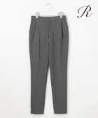 【23区/NIJYUSANKU】の【R(アール)】ダブルクロス テーパードシルエット パンツ グレー系|ID: prp329100004677639 ipo3291000000033794637