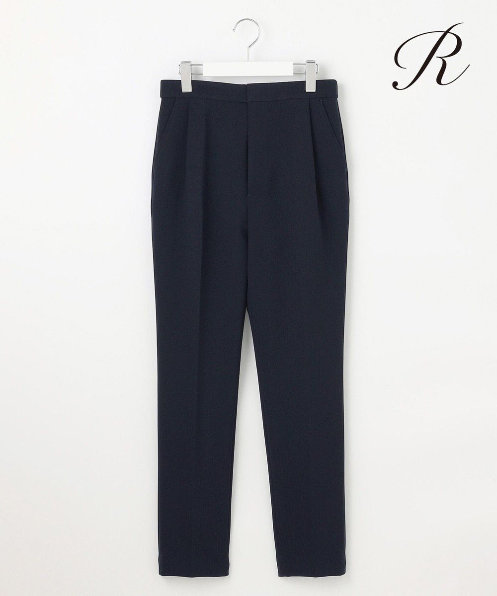 【23区/NIJYUSANKU】の【R(アール)】ダブルクロス テーパードシルエット パンツ インテリア・キッズ・メンズ・レディースファッション・服の通販 founy(ファニー) 　ファッション　Fashion　レディースファッション　Fashion for Women　パンツ　Pants & Trousers　くるぶし　Ankle-Length　ストレッチ　Stretch, Stretchy Fabric　ダブル　Double, Double-Breasted　人気　Popular, Best Seller　A/W・秋冬　Autumn/Winter　冬　Winter / This Winter　2025年　2025　2025-2026秋冬・A/W　Autumn/Winter 2025–26 AW25–26　ネイビー系|ID: prp329100004677639 ipo3291000000033794640