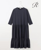 【23区/NIJYUSANKU】の【R(アール)】フォルムニット ティアード ワンピース ネイビー系|ID:prp329100004677648