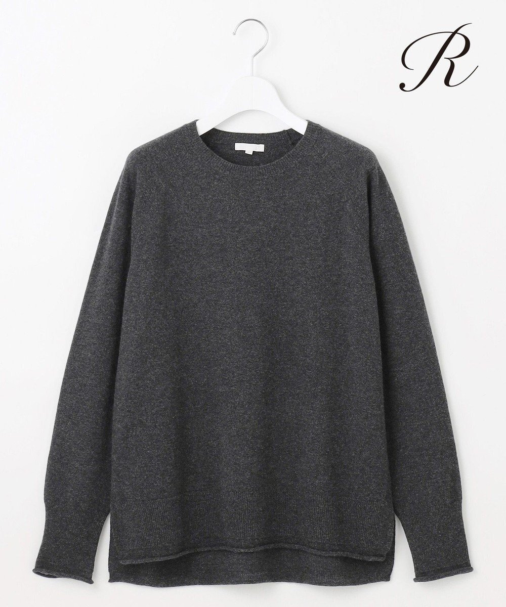 【23区/NIJYUSANKU】の【R(アール)】マイクロンメリノウール クルーネックニット インテリア・キッズ・メンズ・レディースファッション・服の通販 founy(ファニー) ファッション Fashion レディースファッション Fashion for Women トップス・カットソー Cut & Sew Tops ニット Knit Tops & Sweaters インナー Innerwear シンプル Simple, Minimal スリット Slit, Slit Detail セーター Sweater, Knitwear なめらか Smooth, Silky Texture 人気 Popular, Best Seller A/W・秋冬 Autumn/Winter 冬 Winter / This Winter おすすめ Recommended / Our Picks 2025年 2025 2025-2026秋冬・A/W Autumn/Winter 2025–26 AW25–26 チャコールグレー系|ID: prp329100004677651 ipo3291000000033794699