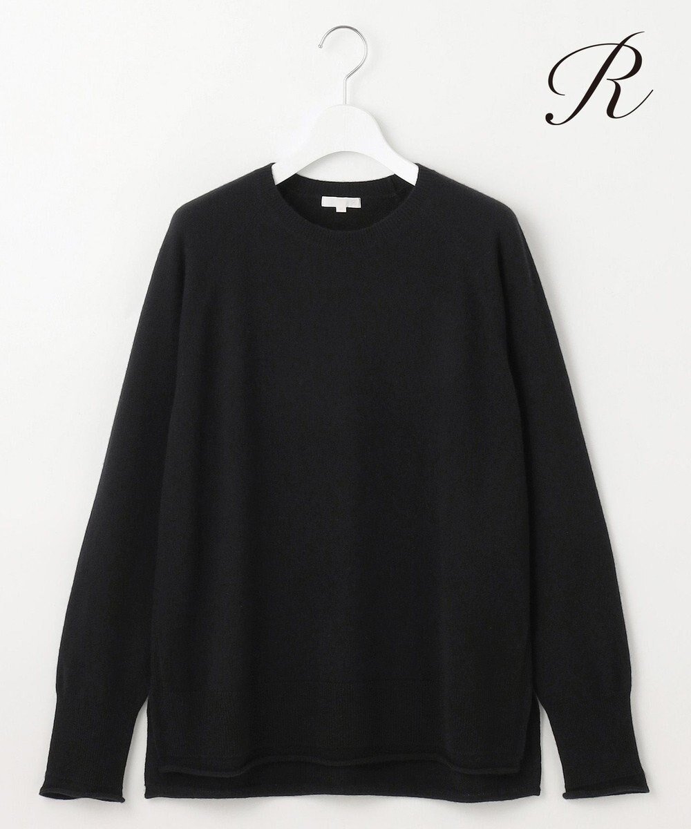 【23区/NIJYUSANKU】の【R(アール)】マイクロンメリノウール クルーネックニット インテリア・キッズ・メンズ・レディースファッション・服の通販 founy(ファニー) ファッション Fashion レディースファッション Fashion for Women トップス・カットソー Cut & Sew Tops ニット Knit Tops & Sweaters インナー Innerwear シンプル Simple, Minimal スリット Slit, Slit Detail セーター Sweater, Knitwear なめらか Smooth, Silky Texture 人気 Popular, Best Seller A/W・秋冬 Autumn/Winter 冬 Winter / This Winter おすすめ Recommended / Our Picks 2025年 2025 2025-2026秋冬・A/W Autumn/Winter 2025–26 AW25–26 ブラック系|ID: prp329100004677651 ipo3291000000033794701