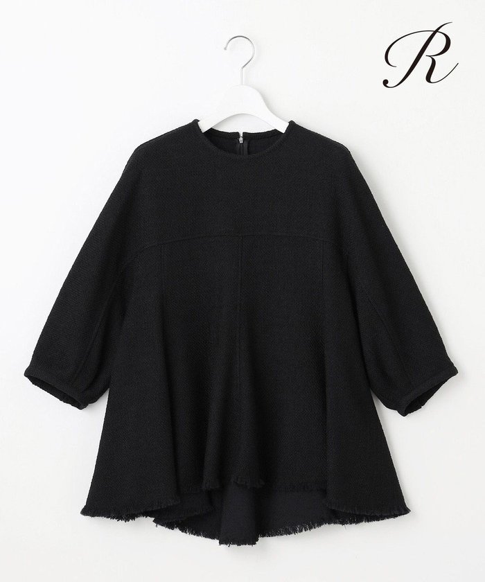 【23区/NIJYUSANKU】の【R(アール)】プリペラツイード ブラウス インテリア・キッズ・メンズ・レディースファッション・服の通販 founy(ファニー) https://founy.com/ ファッション Fashion レディースファッション Fashion for Women トップス・カットソー Cut & Sew Tops シャツ・ブラウス・オフィスカジュアル Elegant Blouses & Button-Ups ツイード Twill, Twill Weave 人気 Popular, Best Seller フリンジ Fringe, Tassel ヨーク Yoke, Yoke Design A/W・秋冬 Autumn/Winter 冬 Winter / This Winter 新作・新入荷 New Arrivals / New In おすすめ Recommended / Our Picks ビジネス 仕事 通勤 Business / Work / Commuting 2025年 2025 2025-2026秋冬・A/W Autumn/Winter 2025–26 AW25–26 |ID: prp329100004677669 ipo3291000000033794800