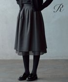 【23区/NIJYUSANKU】の【R(アール)】メリノシアーレイヤード スカート グレー系|ID: prp329100004677674 ipo3291000000033794816