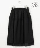 【23区/NIJYUSANKU】の【R(アール)】メリノシアーレイヤード スカート ブラック系|ID: prp329100004677674 ipo3291000000033794817