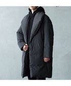 【23区/NIJYUSANKU】の【R(アール)】LIMONTAライトダウン ショールカラーコート グレー系|ID:prp329100004677677