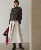 【アンフィーロ 自由区/UNFILO】の【VERY×UNFILOコラボ】BEAUTY FORM JERSEY+ ボリューム フレアスカート グレージュ|ID: prp329100004677685 ipo3291000000035570100