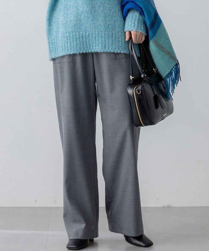 【23区/NIJYUSANKU】の【洗える】ナチュラルストレッチサキソニー ベイカー ドロスト パンツ インテリア・キッズ・メンズ・レディースファッション・服の通販 founy(ファニー) https://founy.com/ ファッション Fashion レディースファッション Fashion for Women パンツ Pants & Trousers 洗える Machine Washable カットソー Cut and Sewn Top ストレッチ Stretch, Stretchy Fabric バランス Balance, Style Balance フロント Front, Front Design ポケット Pocket, Pocket Detail ワイド Wide, Wide Fit A/W・秋冬 Autumn/Winter 冬 Winter / This Winter 2025年 2025 2025-2026秋冬・A/W Autumn/Winter 2025–26 AW25–26 |ID: prp329100004677711 ipo3291000000033870256