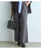 【23区/NIJYUSANKU】の【CanCam11月号掲載】ナチュラルストレッチサキソニー タック ワイド パンツ グレー系|ID: prp329100004677713 ipo3291000000034328402