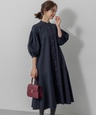 【組曲/KUMIKYOKU】のコンパクトシャーティング ワンピース 人気、トレンドファッション・服の通販 founy(ファニー) ファッション Fashion レディースファッション Fashion for Women ワンピース Dresses シャツワンピース / 1枚で着映えコーデ Shirt Dresses 切替 Switching, Contrast Panel ストライプ Stripe, Striped Pattern ストレッチ Stretch, Stretchy Fabric フレア Flare, Flared ペチコート Petticoat, Underskirt 無地 Plain, Solid Color A/W・秋冬 Autumn/Winter thumbnail ネイビー系|ID: prp329100004677738 ipo3291000000033940277