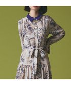 【グレース コンチネンタル/GRACE CONTINENTAL】のボタニカルドレープワンピース ベージュ|ID: prp329100004677748 ipo3291000000033795226