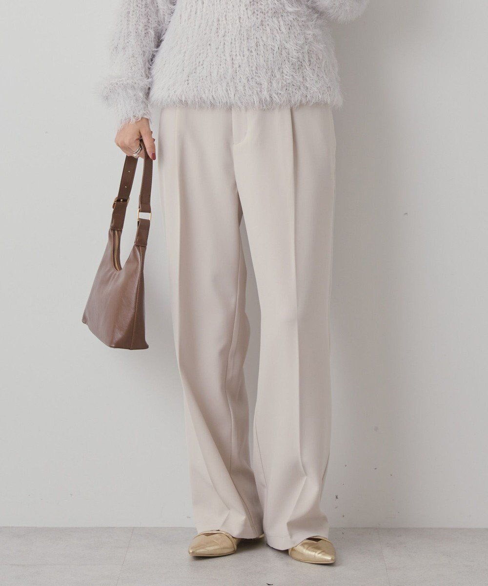 【アメリカンホリック/AMERICAN HOLIC】の美・美・美ワイドパンツ インテリア・キッズ・メンズ・レディースファッション・服の通販 founy(ファニー) 　ファッション　Fashion　レディースファッション　Fashion for Women　パンツ　Pants & Trousers　アメリカン　American Style　ギャザー　Gathered, Ruffled　シェイプ　Shape, Slim Fit　スタイリッシュ　Stylish, Fashionable　ストレート　Straight, Straight Cut　センター　Center, Center Line　ツイル　Twist, Twisted Detail　ポケット　Pocket, Pocket Detail　ワイド　Wide, Wide Fit　A/W・秋冬　Autumn/Winter　Ecru|ID: prp329100004677759 ipo3291000000034224267