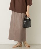 【アメリカンホリック/AMERICAN HOLIC】のフェイクレザーダンボールスカート Beige|ID: prp329100004677782 ipo3291000000035595751