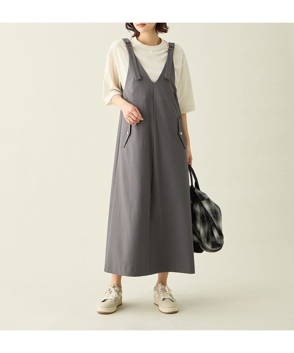 【エニー/ANY】のイージーケアジャンパースカート インテリア・キッズ・メンズ・レディースファッション・服の通販 founy(ファニー) ファッション Fashion レディースファッション Fashion for Women スカート Skirts 秋 Autumn サンダル Sandals, Summer Shoes ストレッチ Stretch, Stretchy Fabric スニーカー Sneakers, Trainers スマホ Smartphone, Mobile Device タンク Tank Top, Sleeveless Top フラット Flat, Flat Shoes ロング Long, Long-Length A/W・秋冬 Autumn/Winter S/S・春夏 SS, Spring/Summer, Warm Season 再入荷 Restock / Back in Stock おすすめ Recommended / Our Picks 夏 Summer エレガント 上品 Elegant グレー|ID: prp329100004677787 ipo3291000000033795419