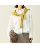 【エニー/ANY】の【洗濯機可】クロップドチュールコンビシャツ エクリュ|ID: prp329100004677790 ipo3291000000033795430