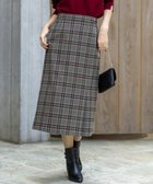 【エニィ スィス/any SiS】のビューティサーモ2WAYストレッチチェック スカート グレータータン|ID: prp329100004677792 ipo3291000000033795442