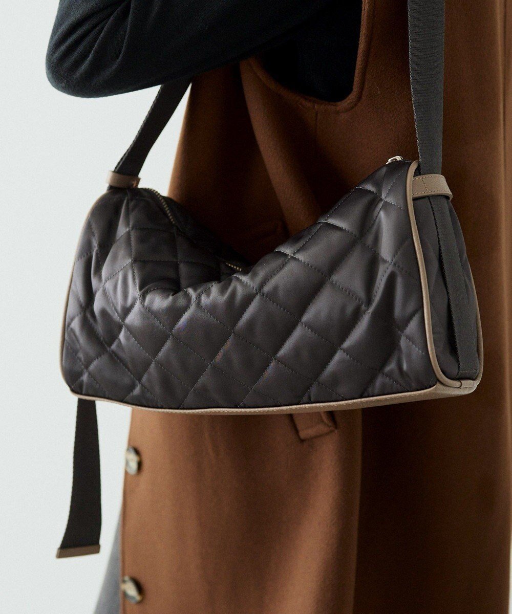 【ラシット/russet】のキルティングドラムミニショルダーバッグ(SF-267) 人気、トレンドファッション・服の通販 founy(ファニー) 　ファッション　Fashion　レディースファッション　Fashion for Women　キルティング　Quilted, Quilting　軽量　Lightweight, Ultra Light　サテン　Satin, Glossy Fabric　ショルダー　Shoulder, Shoulder Strap　シンプル　Simple, Minimal　フォルム　Silhouette, Form　ポケット　Pocket, Pocket Detail　ワンポイント　One Point, Statement Accent　再入荷　Restock / Back in Stock　新作・新入荷　New Arrivals / New In　おすすめ　Recommended / Our Picks　エレガント 上品　Elegant　2025年　2025　2025-2026秋冬・A/W　Autumn/Winter 2025–26 AW25–26　 other-1|ID: prp329100004677799 ipo3291000000033795488