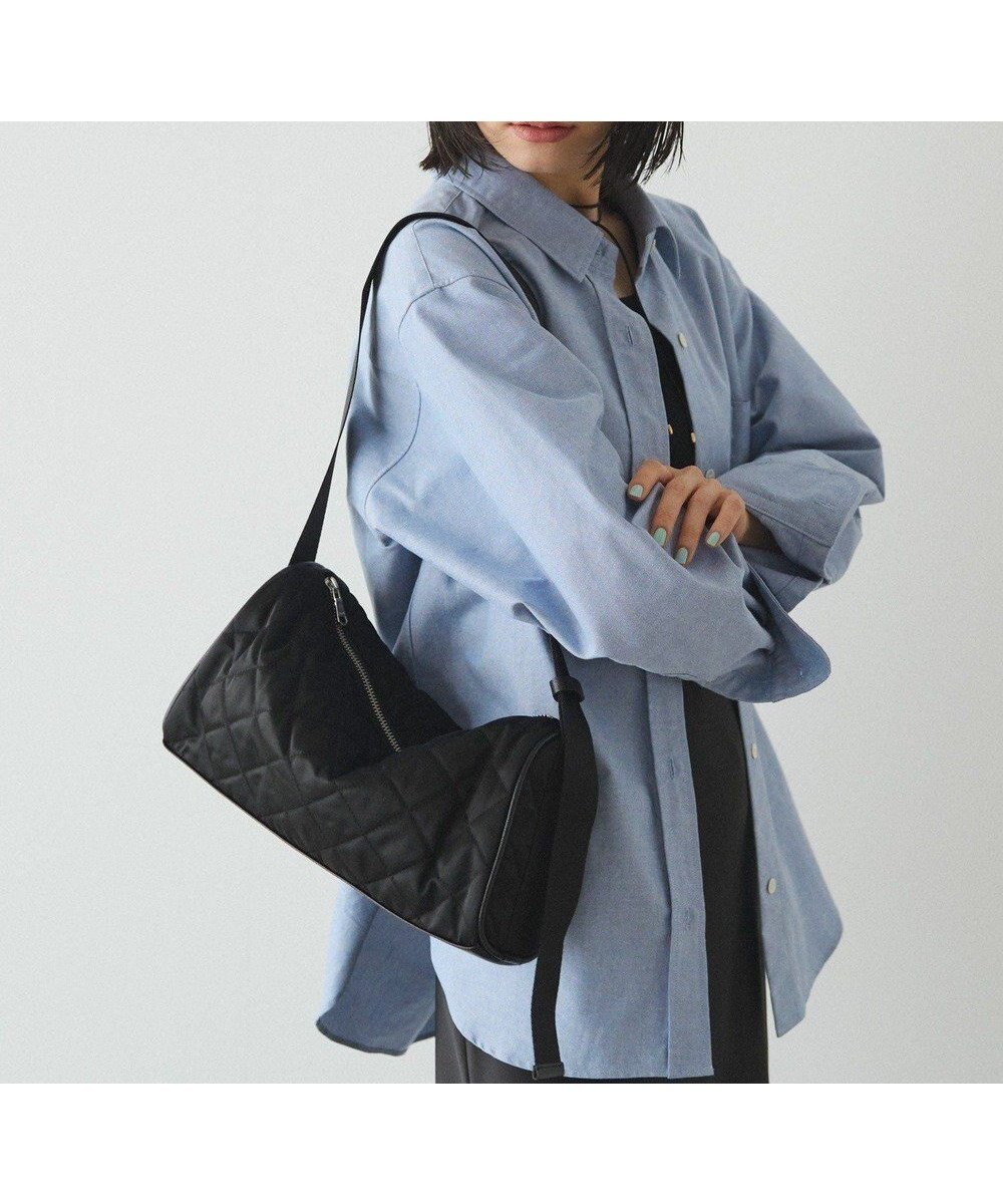 【ラシット/russet】のキルティングドラムミニショルダーバッグ(SF-267) インテリア・キッズ・メンズ・レディースファッション・服の通販 founy(ファニー) 　ファッション　Fashion　レディースファッション　Fashion for Women　キルティング　Quilted, Quilting　軽量　Lightweight, Ultra Light　サテン　Satin, Glossy Fabric　ショルダー　Shoulder, Shoulder Strap　シンプル　Simple, Minimal　フォルム　Silhouette, Form　ポケット　Pocket, Pocket Detail　ワンポイント　One Point, Statement Accent　再入荷　Restock / Back in Stock　新作・新入荷　New Arrivals / New In　おすすめ　Recommended / Our Picks　エレガント 上品　Elegant　2025年　2025　2025-2026秋冬・A/W　Autumn/Winter 2025–26 AW25–26　Black|ID: prp329100004677799 ipo3291000000033795490