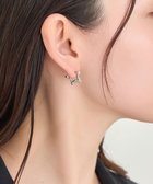 【フィービィー/phoebe】の【金属アレルギー対応】ワンタッチライナースタービジューフープピアス シルバー シルバー|ID: prp329100004677832 ipo3291000000033795616