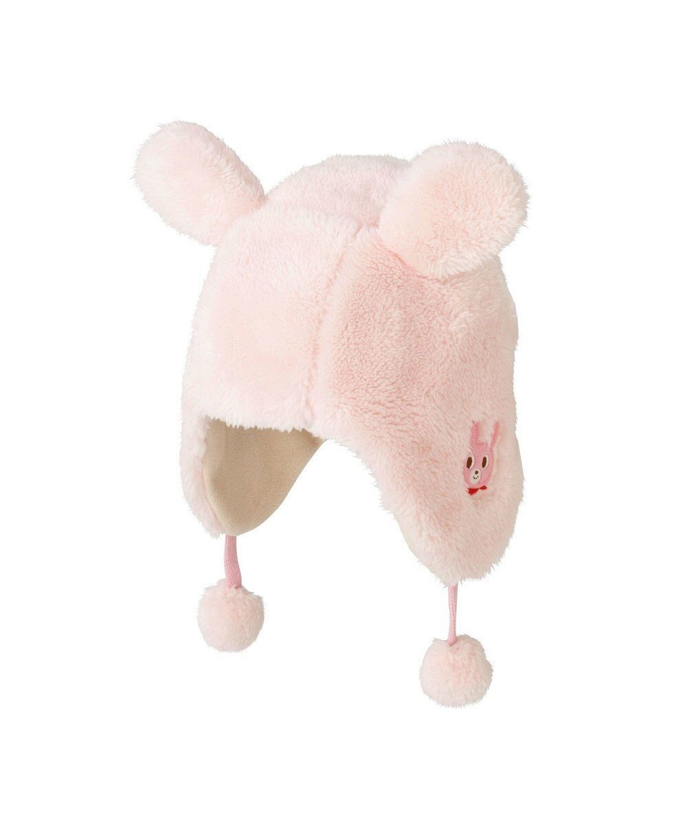 【ミキハウスホットビスケッツ/MIKI HOUSE HOT BISCUITS / KIDS】の【48-52cm】耳付きシープボアの帽子 人気、トレンドファッション・服の通販 founy(ファニー) 　ファッション　Fashion　キッズファッション　Fashion for Kids　キャップ　Cap, Baseball Cap　帽子　Hat, Headwear　 other-1|ID: prp329100004677845 ipo3291000000034442572