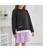 【組曲 / KIDS/KUMIKYOKU】の【110-140㎝】ハートキルトジャガード トレーナー ブラック系|ID: prp329100004677851 ipo3291000000034536065