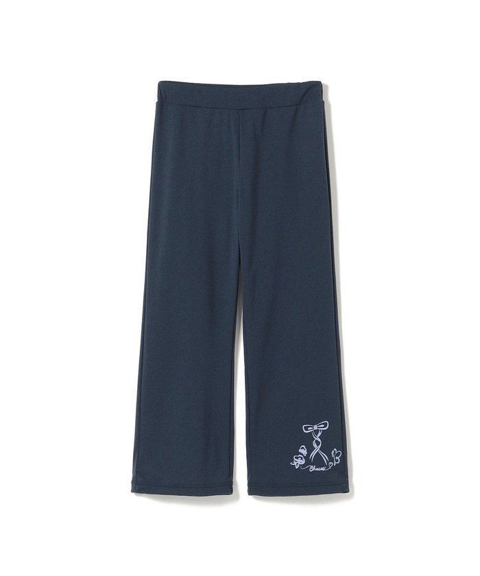 【チャコット/Chacott / KIDS】のウォームアップパンツ インテリア・キッズ・メンズ・レディースファッション・服の通販 founy(ファニー) https://founy.com/ ファッション Fashion キッズファッション Fashion for Kids ボトムス Bottoms ストレッチ Stretch, Stretchy Fabric ストレート Straight, Straight Cut プリント Print, Printed Pattern リボン Ribbon, Bow |ID: prp329100004677871 ipo3291000000034230002