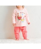 【ミキハウスホットビスケッツ/MIKI HOUSE HOT BISCUITS / KIDS】の【80-120cm】ミニ裏毛パイル素材 ティーカップ柄 ルームウェアセット ピンク|ID: prp329100004677881 ipo3291000000034424809