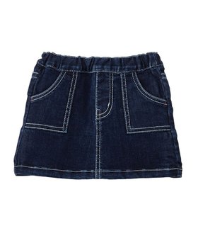 【ミキハウスホットビスケッツ/MIKI HOUSE HOT BISCUITS / KIDS】の【80-110cm】デニムスカート 人気、トレンドファッション・服の通販 founy(ファニー) ファッション Fashion キッズファッション Fashion for Kids ストレッチ Stretch, Stretchy Fabric デニム Denim, Jeans Material レギンス Leggings, Stretch Pants 台形 A-Line, Trapezoid Shape 夏 Summer S/S・春夏 SS, Spring/Summer, Warm Season 無地 Plain, Solid Color A/W・秋冬 Autumn/Winter |ID:prp329100004677908