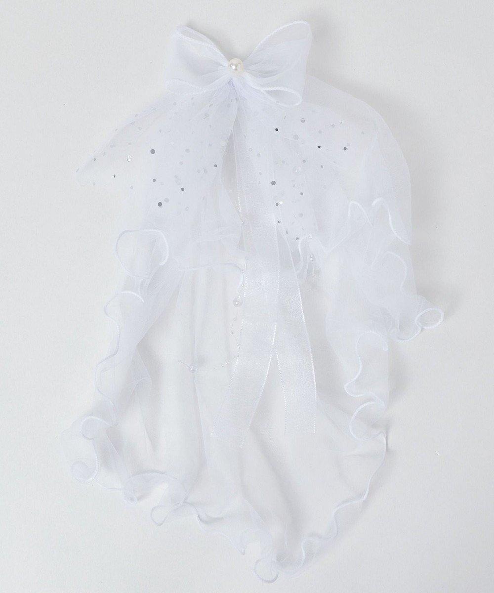 【ウィゴー/WEGO】のキラキラホワイトベール インテリア・キッズ・メンズ・レディースファッション・服の通販 founy(ファニー) ファッション Fashion レディースファッション Fashion for Women シュシュ&ヘアアクセ/ヘアアレンジ Scrunchies & Hair Accessories おすすめ Recommended / Our Picks アクセサリー Fashion Accessories グリッター Glitter, Sparkle スマホ Smartphone, Mobile Device リボン Ribbon, Bow 卒業式 Graduation Ceremony 柄1|ID: prp329100004677951 ipo3291000000033796201