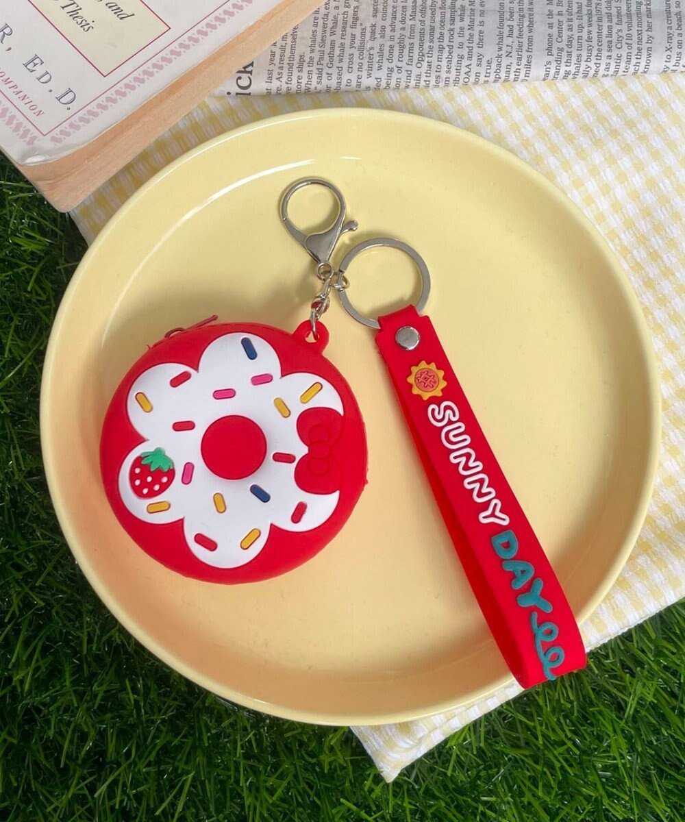 【ウィゴー/WEGO】のカラフルドーナツミニポーチ インテリア・キッズ・メンズ・レディースファッション・服の通販 founy(ファニー) ファッション Fashion レディースファッション Fashion for Women ミニ財布・二つ折り財布 Wallets & Card Cases ポーチ&ミニバッグ Pouches & Mini Bags おすすめ Recommended / Our Picks キーホルダー Keychain, Key Holder シリコン Silicone, Silicone Material スマホ Smartphone, Mobile Device ポーチ Pouch, Small Case リップ Lip, Lip Motif 財布 Wallet, Purse レッド|ID: prp329100004677977 ipo3291000000033796369