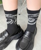 【ウィゴー/WEGO】のグラフィックデザインソックス 人気、トレンドファッション・服の通販 founy(ファニー) ファッション Fashion レディースファッション Fashion for Women ソックス&靴下 Socks & Hosiery レッグウェア・ストッキング Legwear & Hosiery おすすめ Recommended / Our Picks グラフィック Graphic, Graphic Design サンダル Sandals, Summer Shoes スニーカー Sneakers, Trainers スマホ Smartphone, Mobile Device ソックス Socks, Hosiery 夏 Summer 春 Spring S/S・春夏 SS, Spring/Summer, Warm Season thumbnail ブラック|ID: prp329100004677989 ipo3291000000033796436