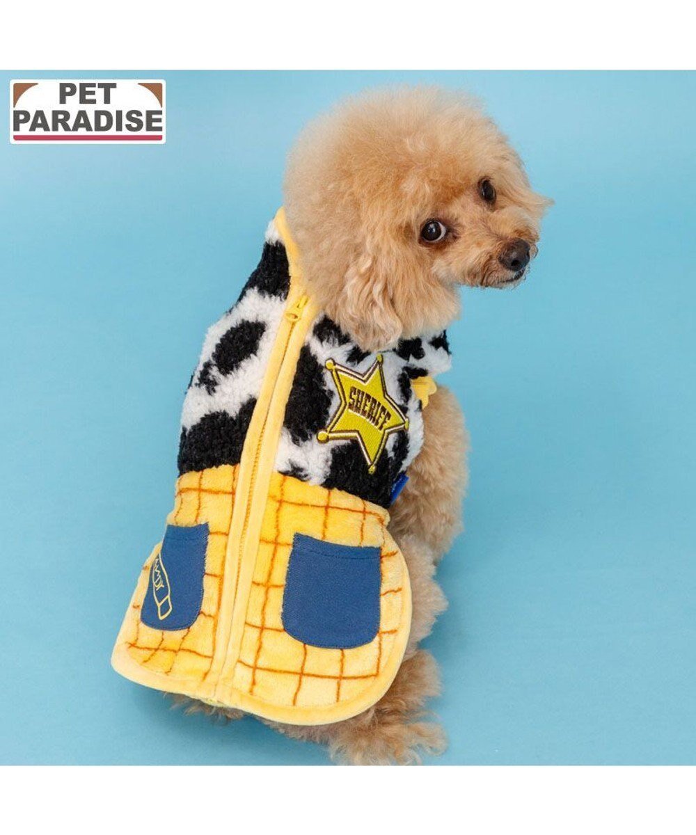 【ペットパラダイス/PET PARADISE / GOODS】のディズニー トイ・ストーリー ウッディ ジップベスト 小型犬 インテリア・キッズ・メンズ・レディースファッション・服の通販 founy(ファニー) 　イエロー　Yellow　冬　Winter / This Winter　犬　Dog　A/W・秋冬　Autumn/Winter　ホーム・キャンプ・アウトドア・お取り寄せ　Home Living / Home & Lifestyle / Camping Gear / Outdoor Camping　ペットグッズ　Pet Supplies　イエロー|ID: prp329100004678005 ipo3291000000034940964